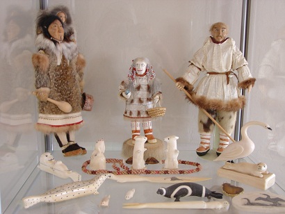 Ivory and doll works from renowned Alaskan Native Artists